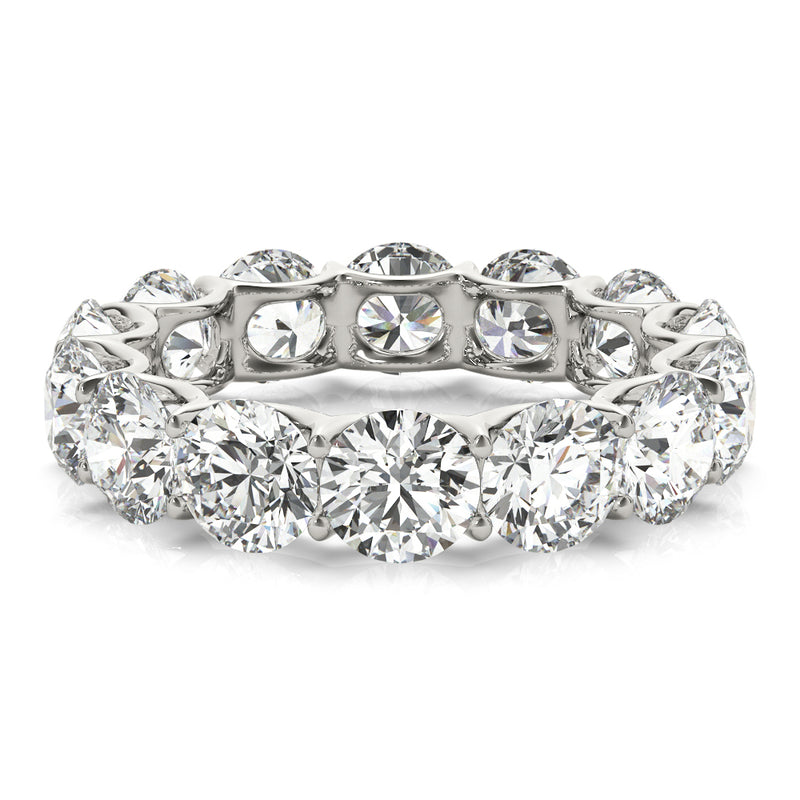 Felicie U Prong Eternity Wedding Band