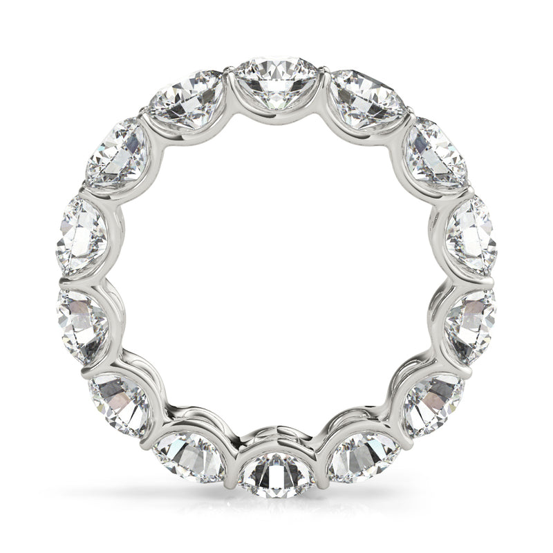 Felicie U Prong Eternity Wedding Band