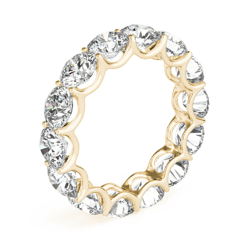 Felicie U Prong Eternity Wedding Band