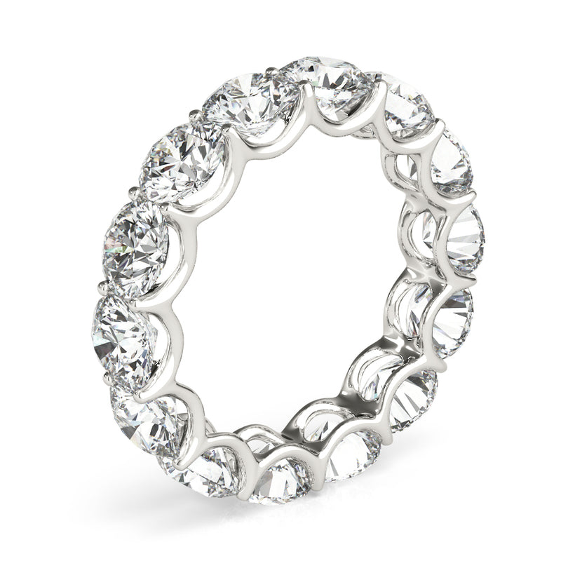 Felicie U Prong Eternity Wedding Band