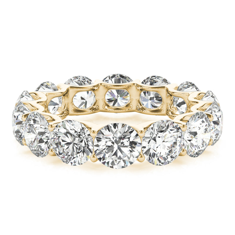 Felicie U Prong Eternity Wedding Band