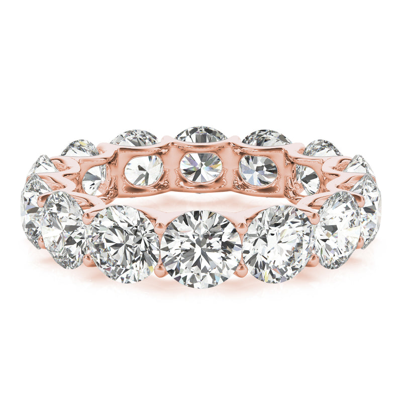 Felicie U Prong Eternity Wedding Band