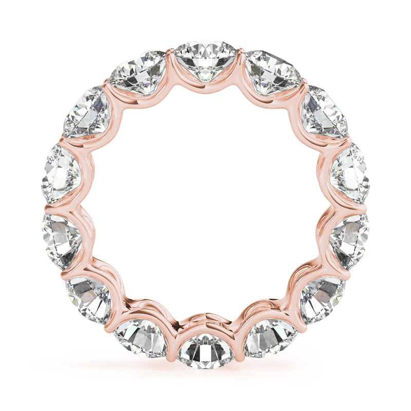 Felicie U Prong Eternity Wedding Band
