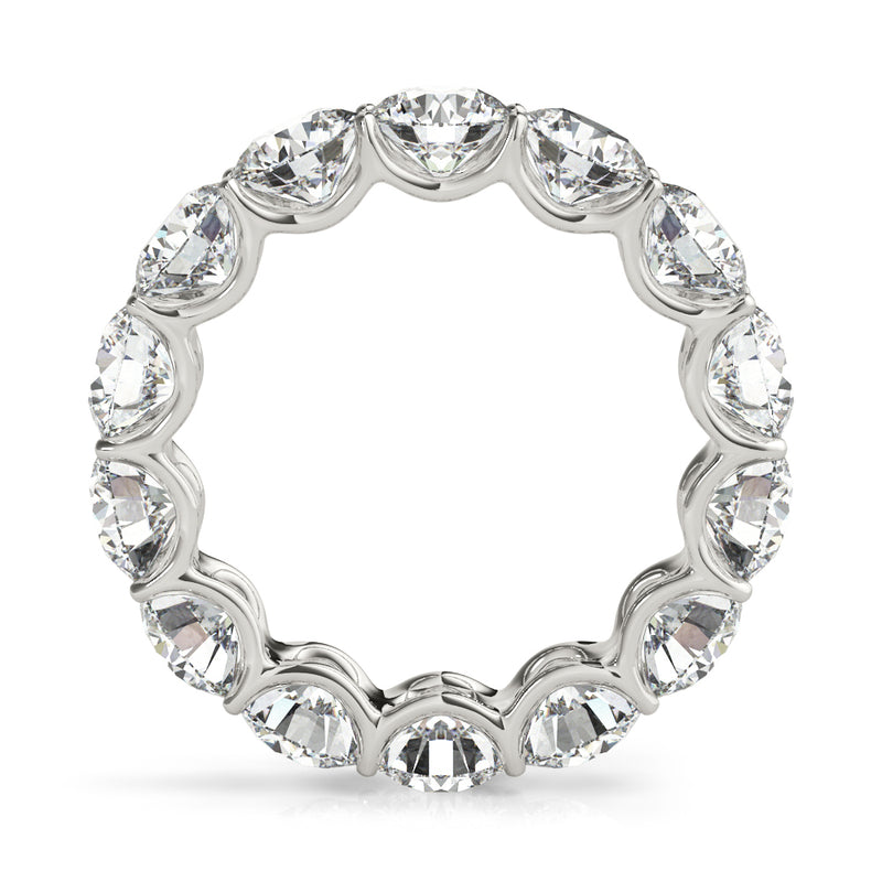 Felicie U Prong Eternity Wedding Band