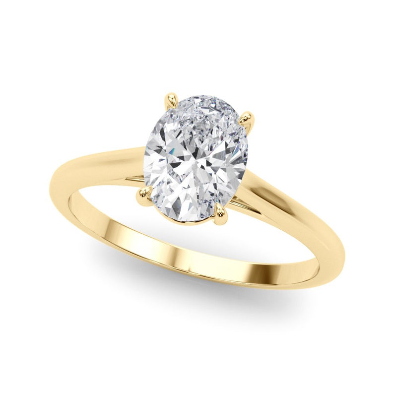 Kira Oval Solitaire Engagement Ring