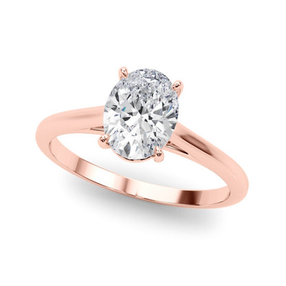 Kira Oval Solitaire Engagement Ring