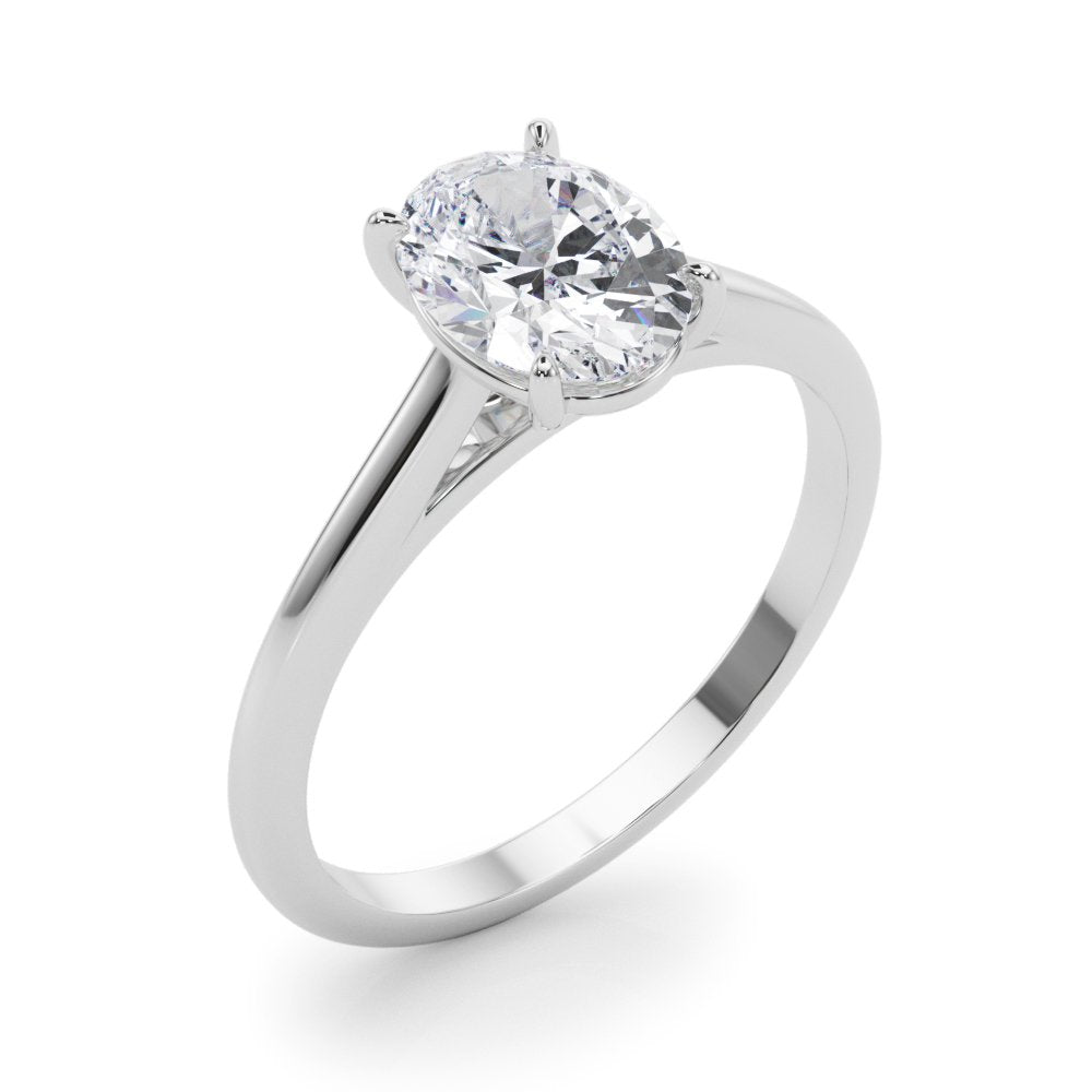 Kira Oval Solitaire Engagement Ring