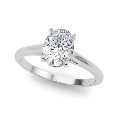 Kira Oval Solitaire Engagement Ring