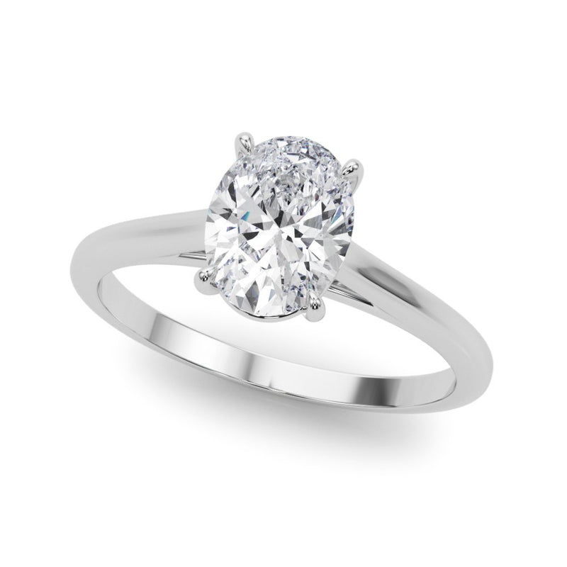 Kira Oval Solitaire Engagement Ring