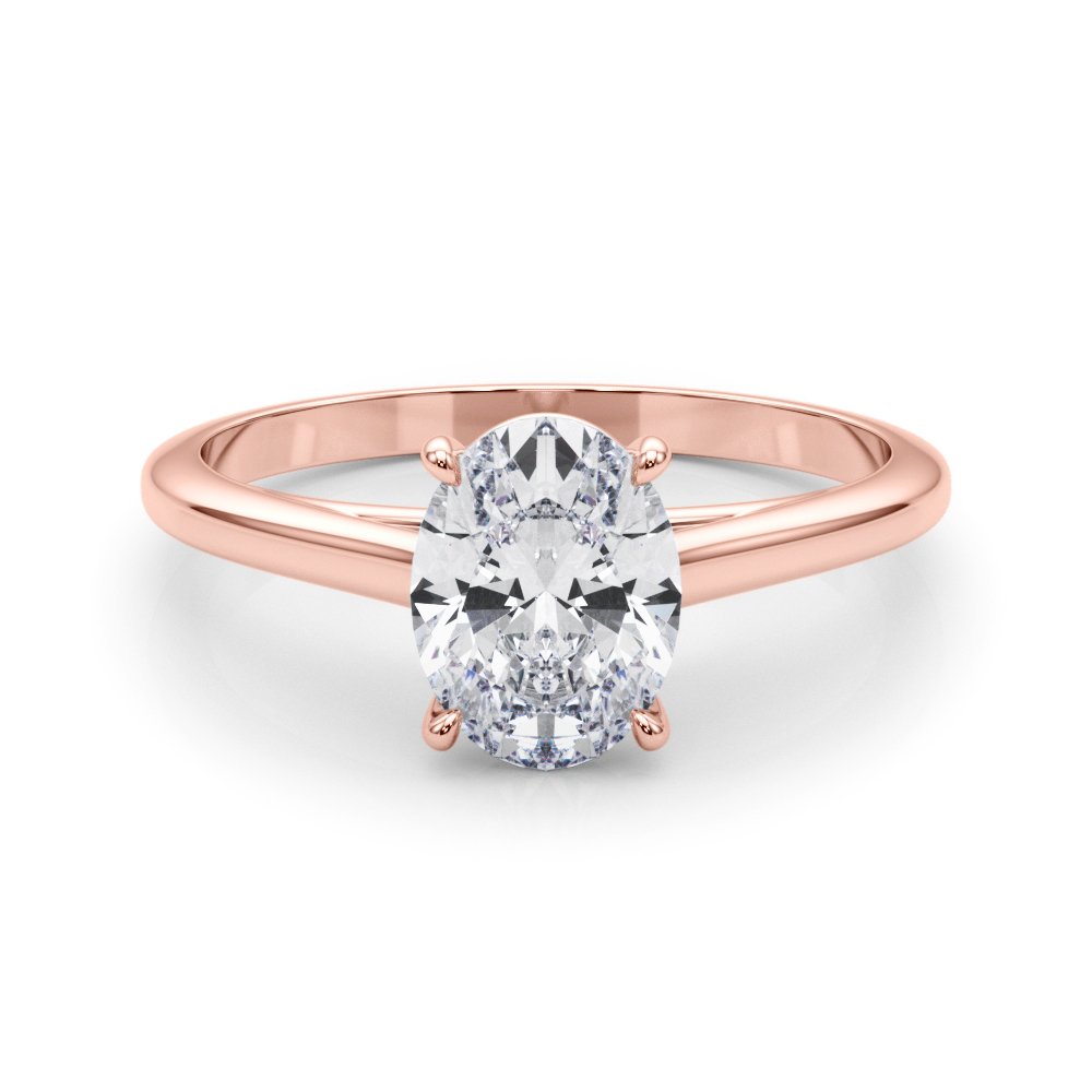 Kira Oval Solitaire Engagement Ring
