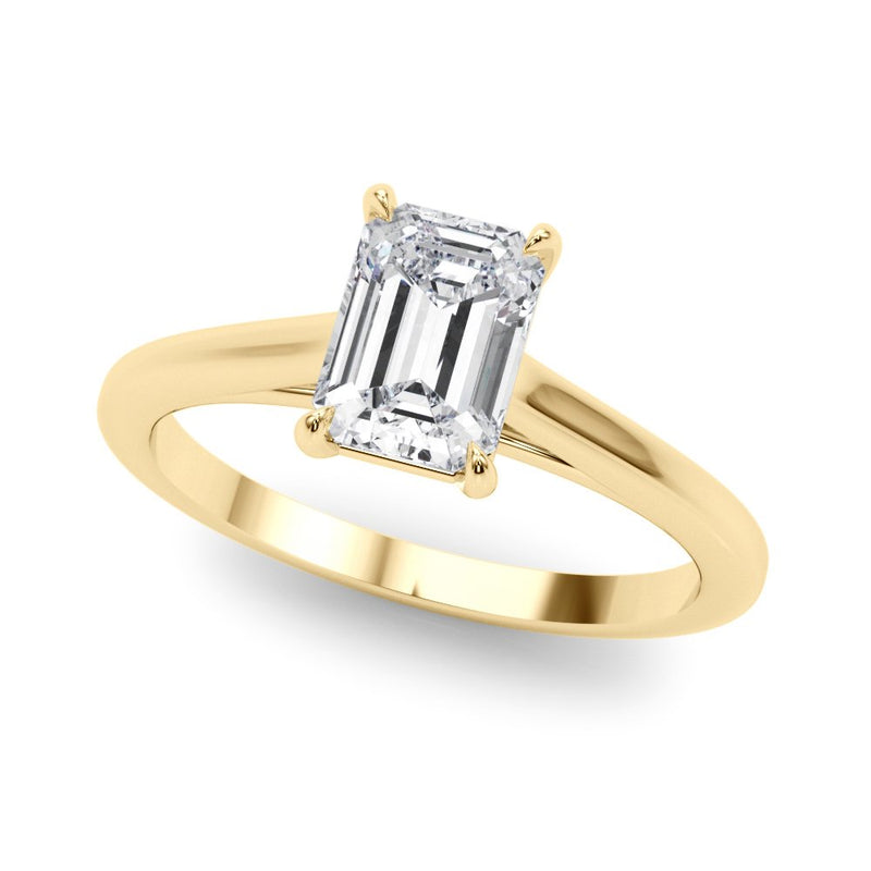 Kate Emerald Cut Solitaire Engagement Ring