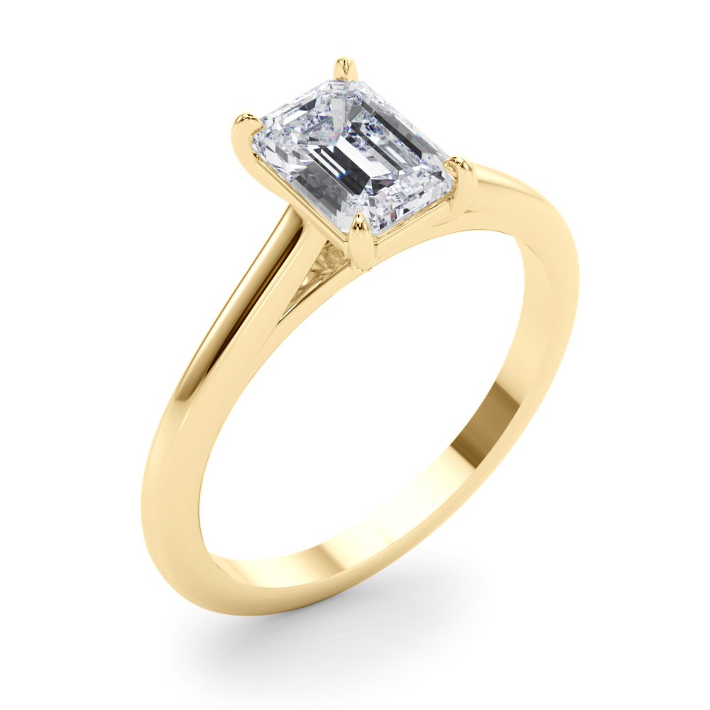 Kate Emerald Cut Solitaire Engagement Ring