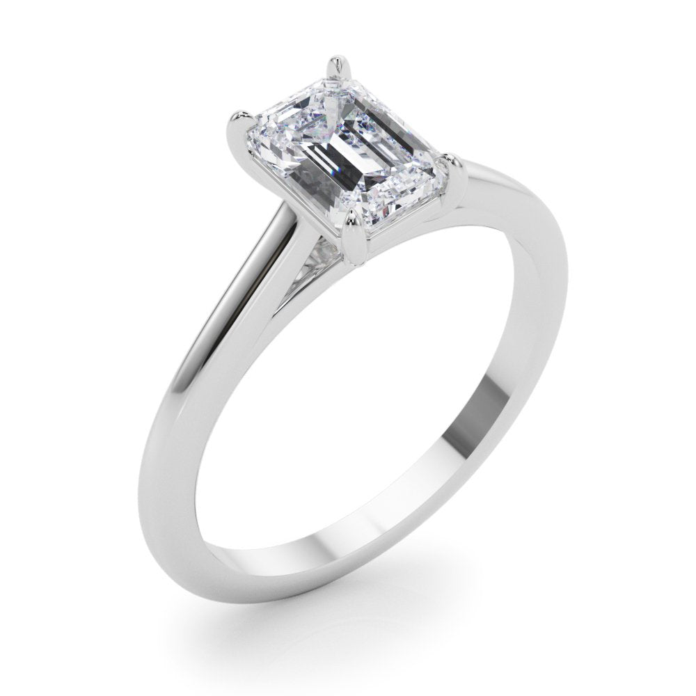 Kate Emerald Cut Solitaire Engagement Ring
