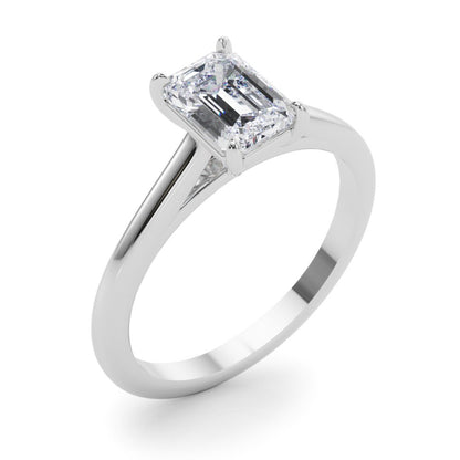 Kate Emerald Cut Solitaire Engagement Ring