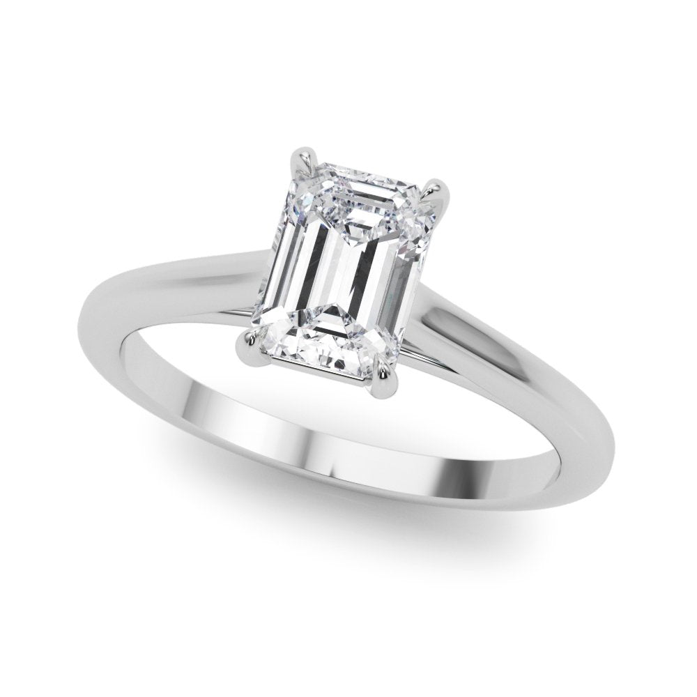 Kate Emerald Cut Solitaire Engagement Ring