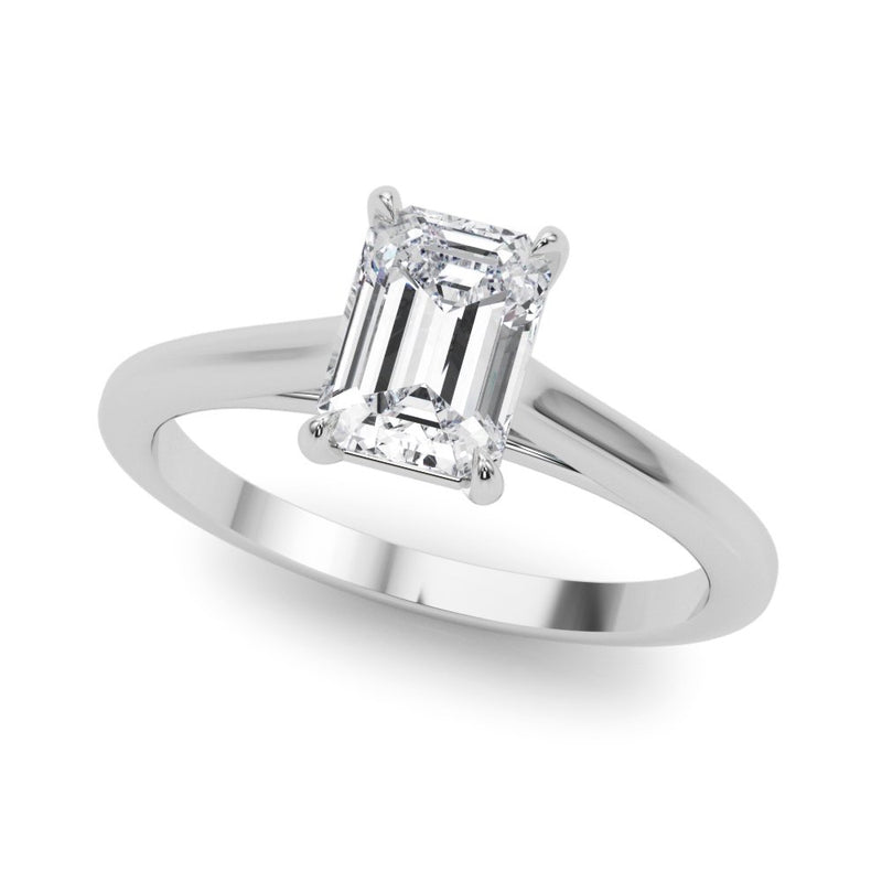 Kate Emerald Cut Solitaire Engagement Ring