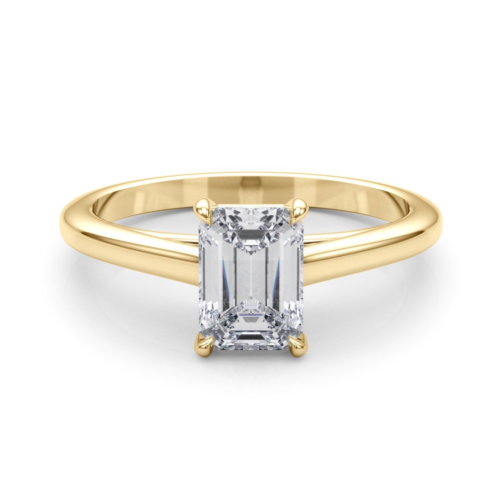 Kate Emerald Cut Solitaire Engagement Ring