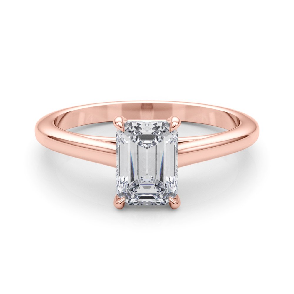 Kate Emerald Cut Solitaire Engagement Ring