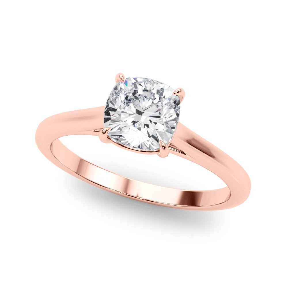 Joy Cushion Solitaire Engagement Ring