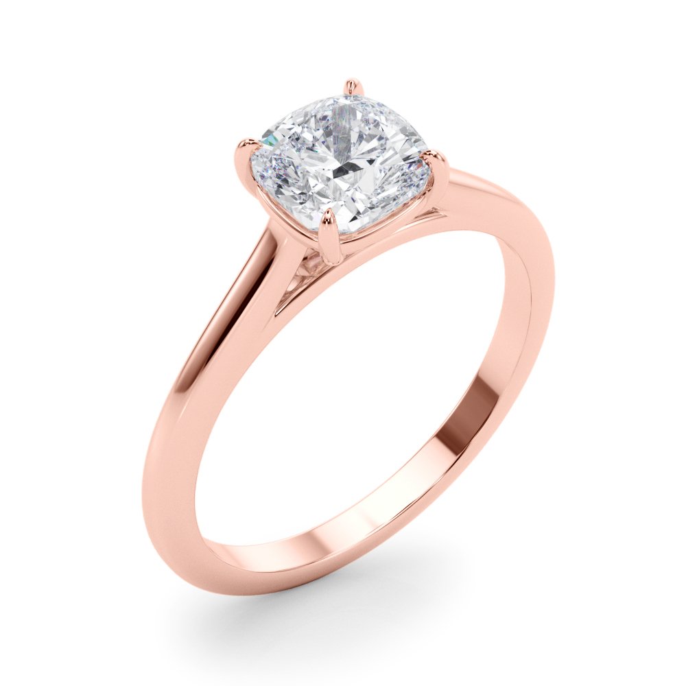 Joy Cushion Solitaire Engagement Ring