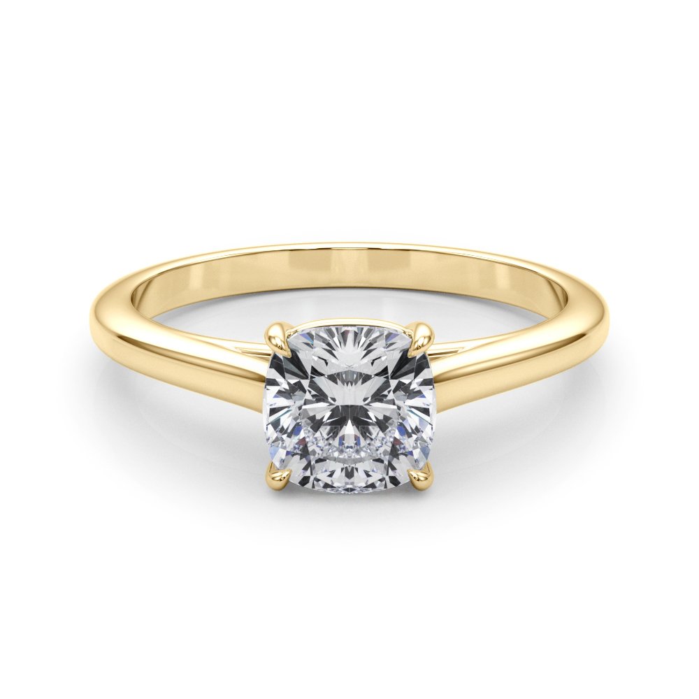 Joy Cushion Solitaire Engagement Ring