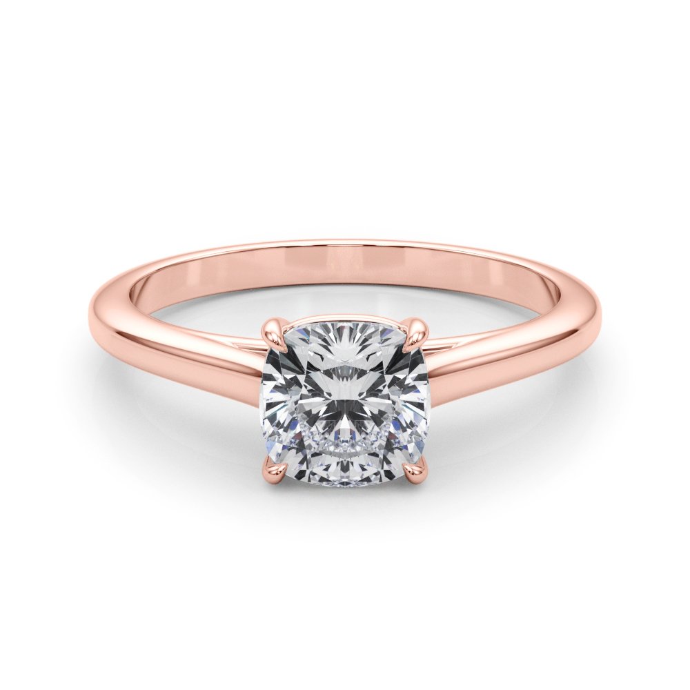 Joy Cushion Solitaire Engagement Ring