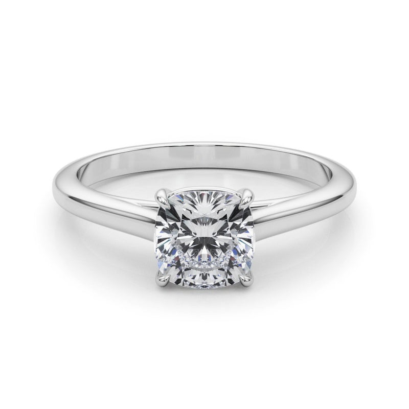 Joy Cushion Solitaire Engagement Ring