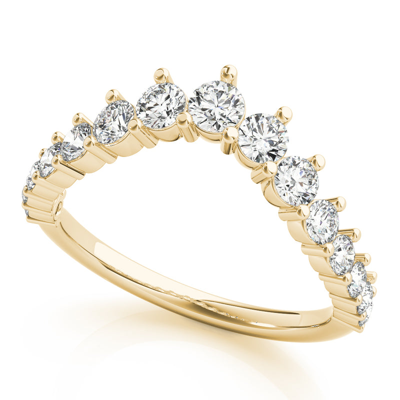 Vivienne Chevron Graduated Diamond Band