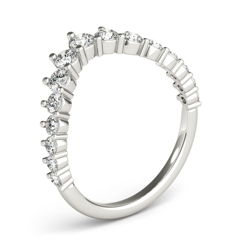 Vivienne Chevron Graduated Diamond Band