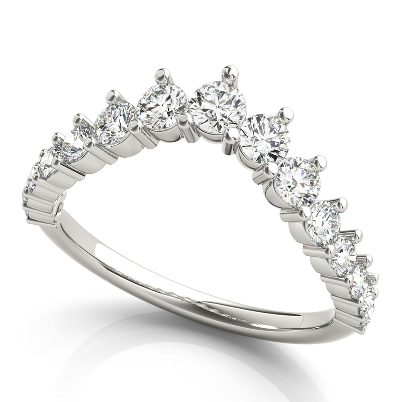 Vivienne Chevron Graduated Diamond Band