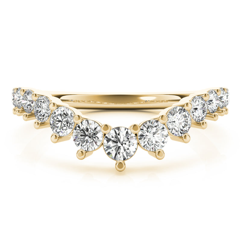 Vivienne Chevron Graduated Diamond Band