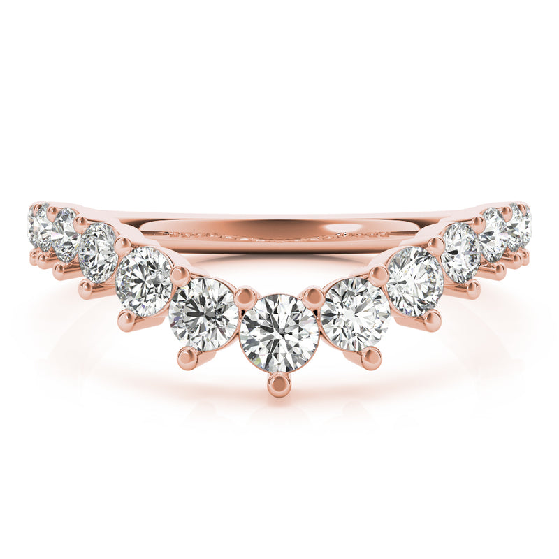 Vivienne Chevron Graduated Diamond Band