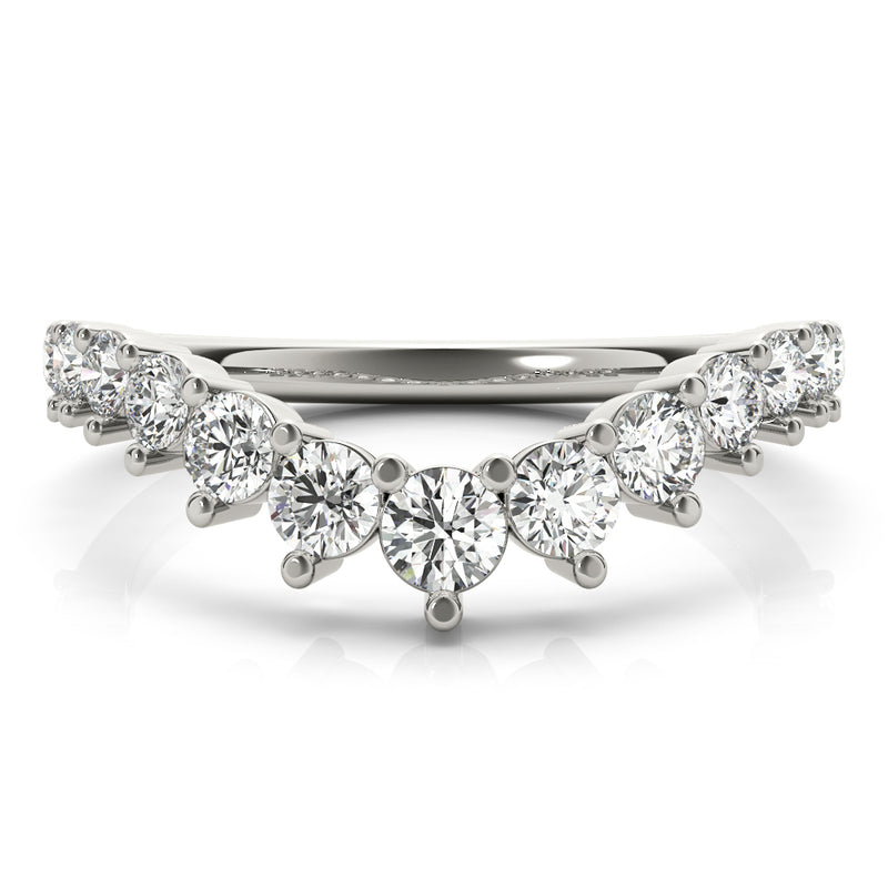 Vivienne Chevron Graduated Diamond Band