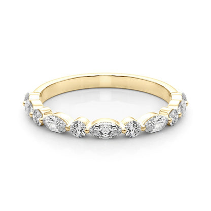 Ma‘lle Marquise-And-Round Stackable Band