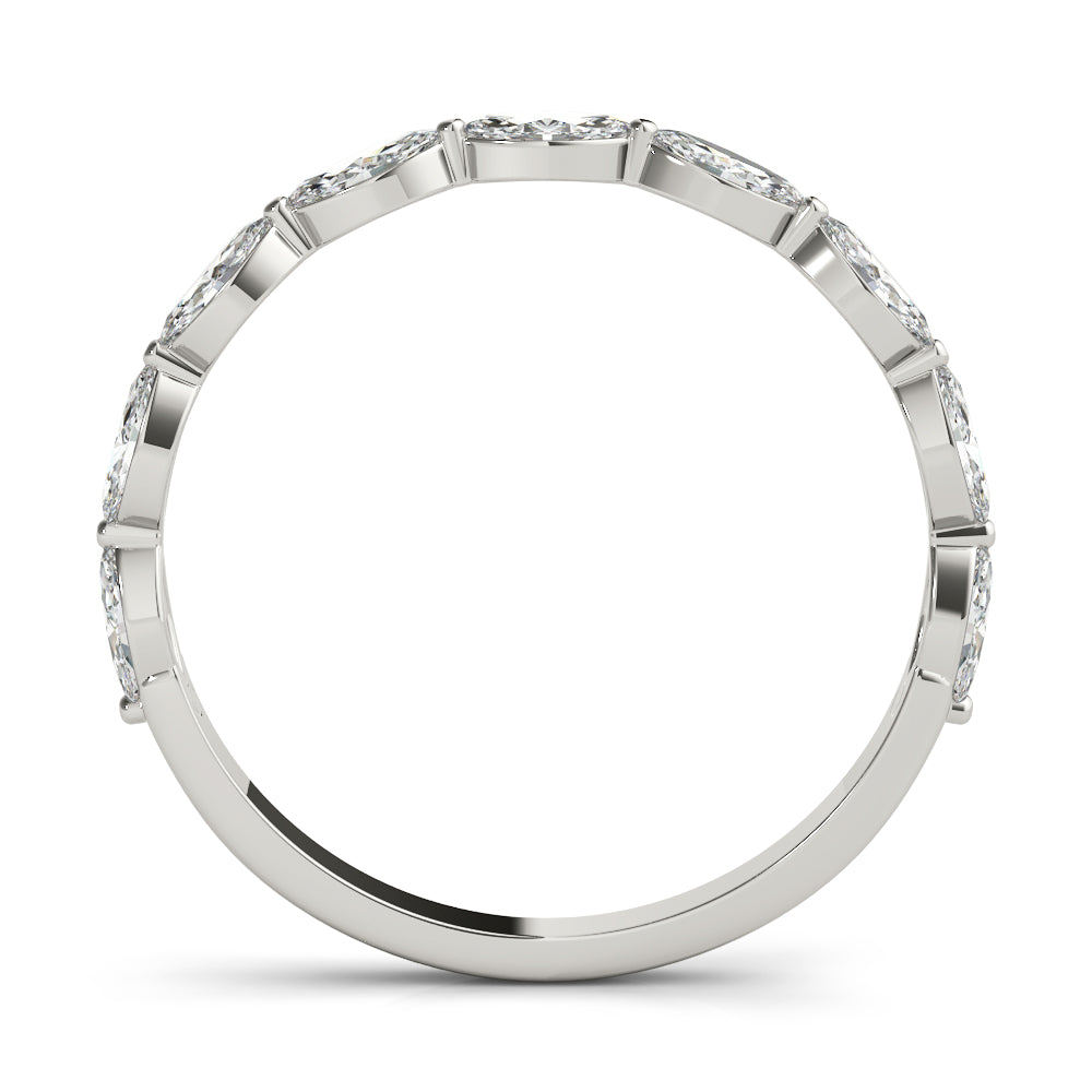 Shared-Prong Marquise Diamond Eternity Wedding Band – 0.63 ct