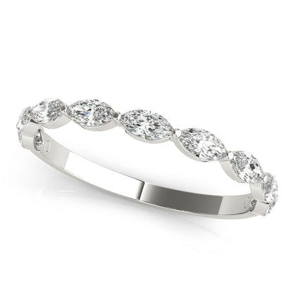 Marquise Diamond Wedding Band – 0.63 ct