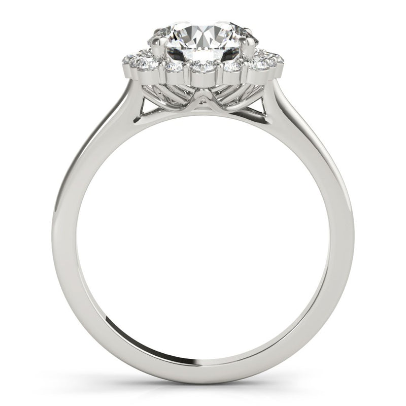 Joan Round Halo Engagement Ring