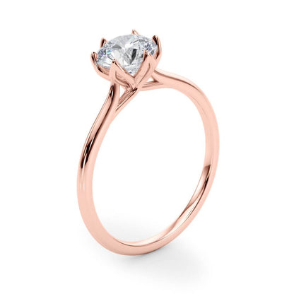 Ivana Round Solitaire Engagement Ring