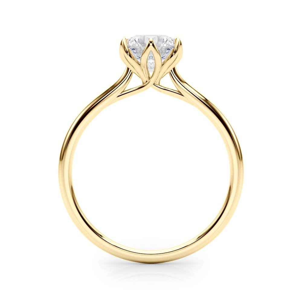 Ivana Round Solitaire Engagement Ring