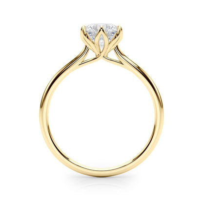 Ivana Round Solitaire Engagement Ring
