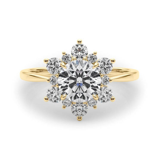 Rosie Round Hidden Halo Engagement Ring