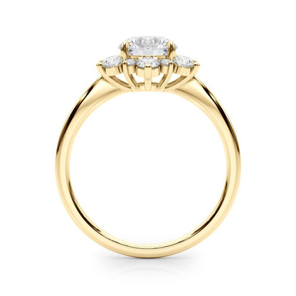 Isla Round Halo Engagement Ring