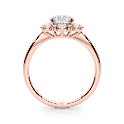 Isla Round Halo Engagement Ring