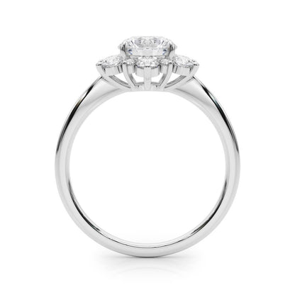 Isla Round Halo Engagement Ring