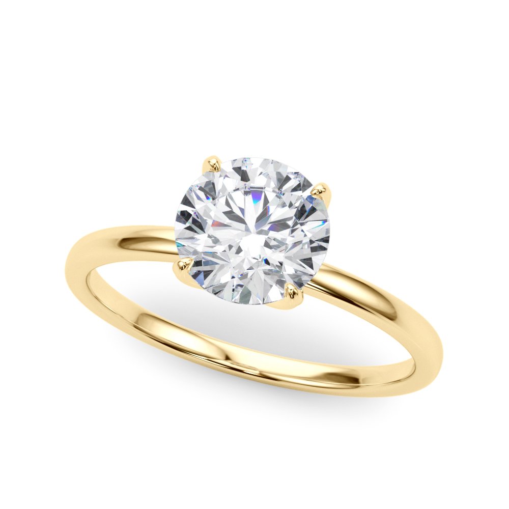 Hana Round Solitaire Engagement Ring