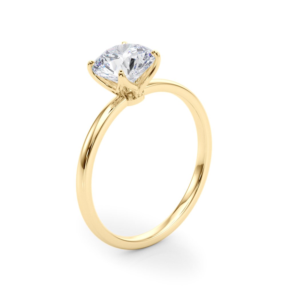 Hana Round Solitaire Engagement Ring
