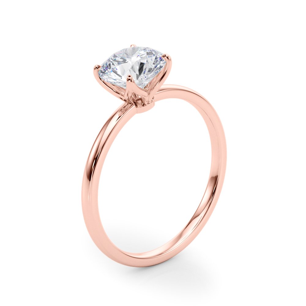 Hana Round Solitaire Engagement Ring
