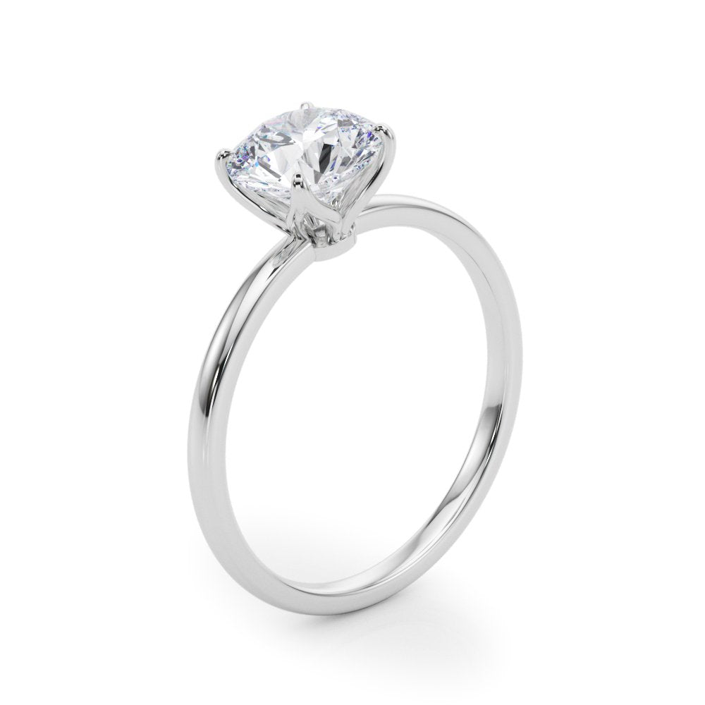 Hana Round Solitaire Engagement Ring