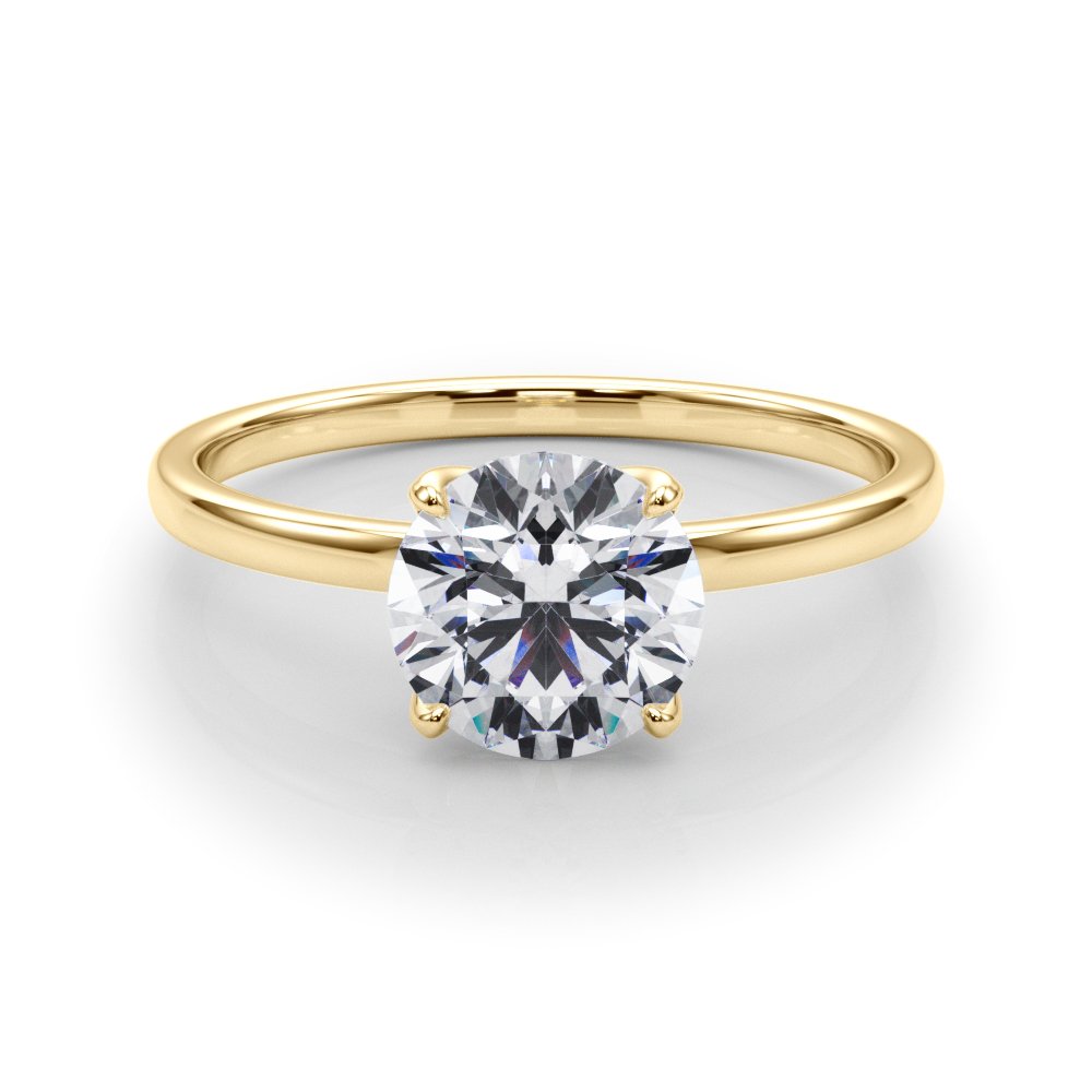 Hana Round Solitaire Engagement Ring