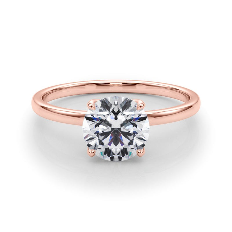 Hana Round Solitaire Engagement Ring